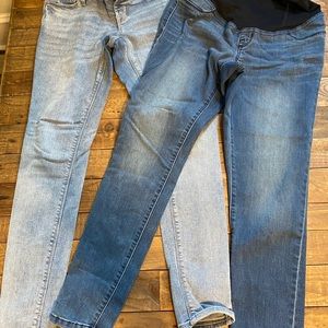 Maternity jeans old navy & Isabel jegging